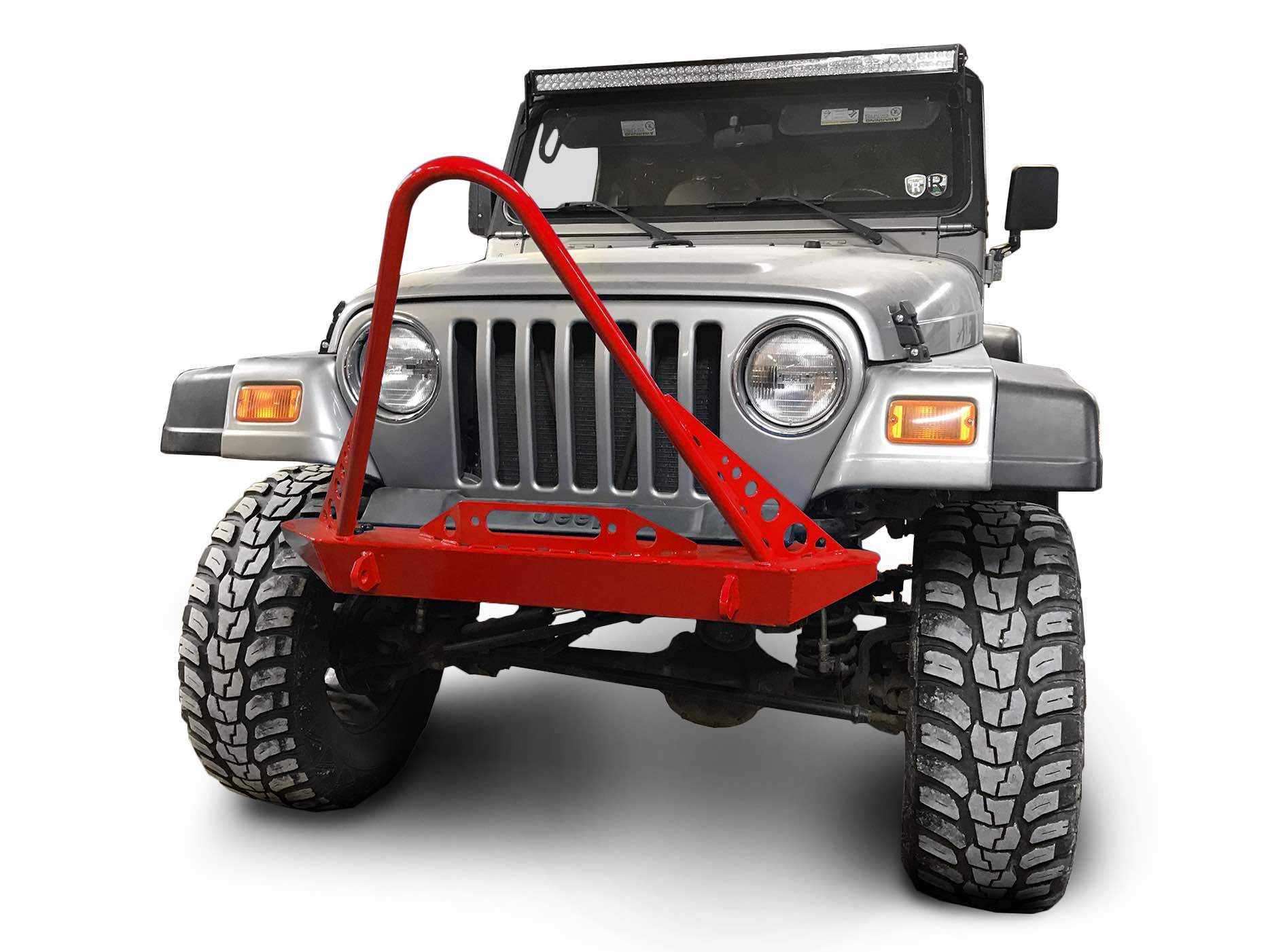 447.60Steinjager-parachoques delantero para Jeep Wrangler TJ 1997-2006  hecho en EE. UU. J0049288